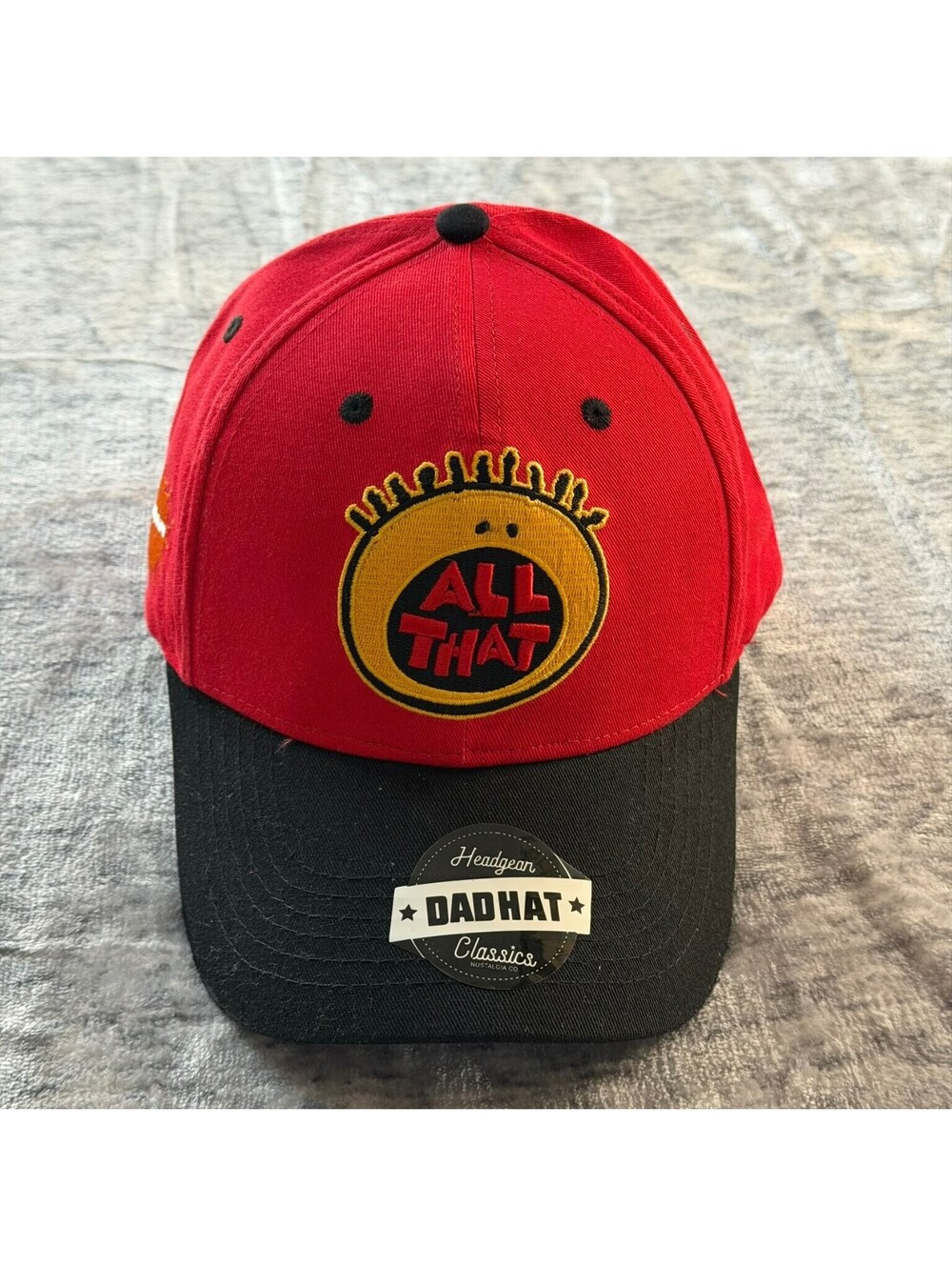 Headgear Classics All That Kel Mitchell Nickelodeon Dad Hat Red One Size